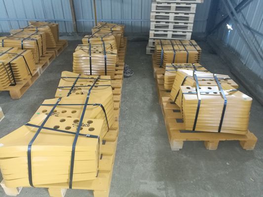 Pedazo de acero del extremo de la niveladora de manganeso