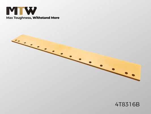 4T8316 Cuchilla para cargador de servicio pesado con filo de corte empernable y 15 orificios