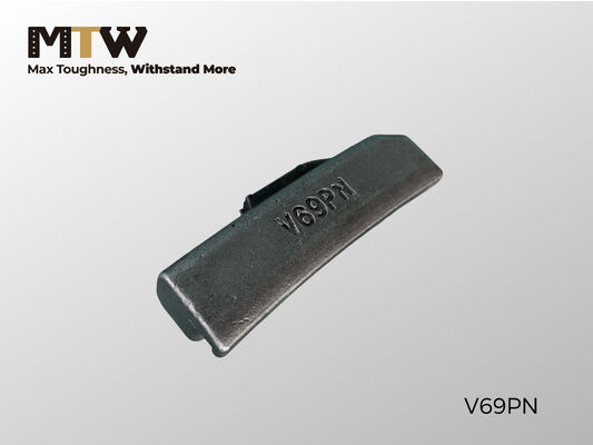 Pasador de diente V69PN Pasador de bloqueo de 27 × 145 mm y 0,7 kg para dientes de cucharón serie V69