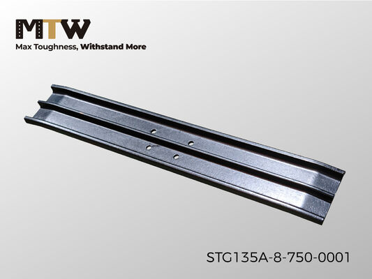 Zapata de oruga PC60 Zapata de oruga triple con garra STG135A-8-750-0001 8×135×750
