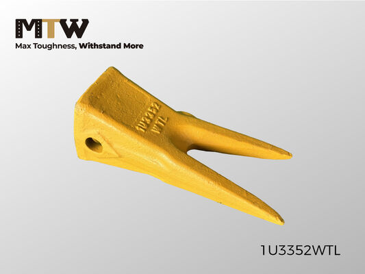 Diente agudo gemelo del cargador del excavador del diente 7.1KG J350 del cubo de la roca 1U3352WTL
