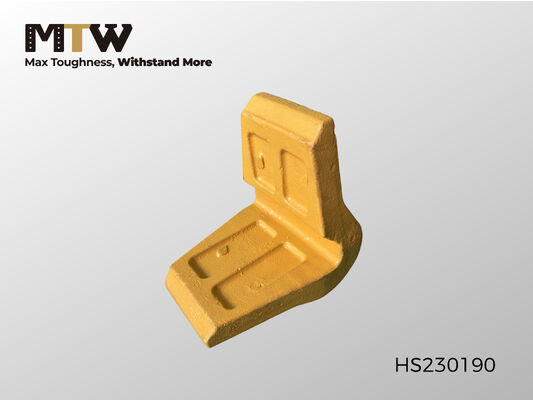 HS230-190 Pieza de desgaste de protección del cucharón con cubierta de talón fundida, 24 KG