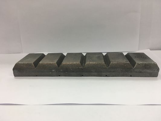 Componente pesado 6KG de la protección contra el desgaste del equipo de la pieza 240×150×23m m del desgaste del bloque del chocolate CB150