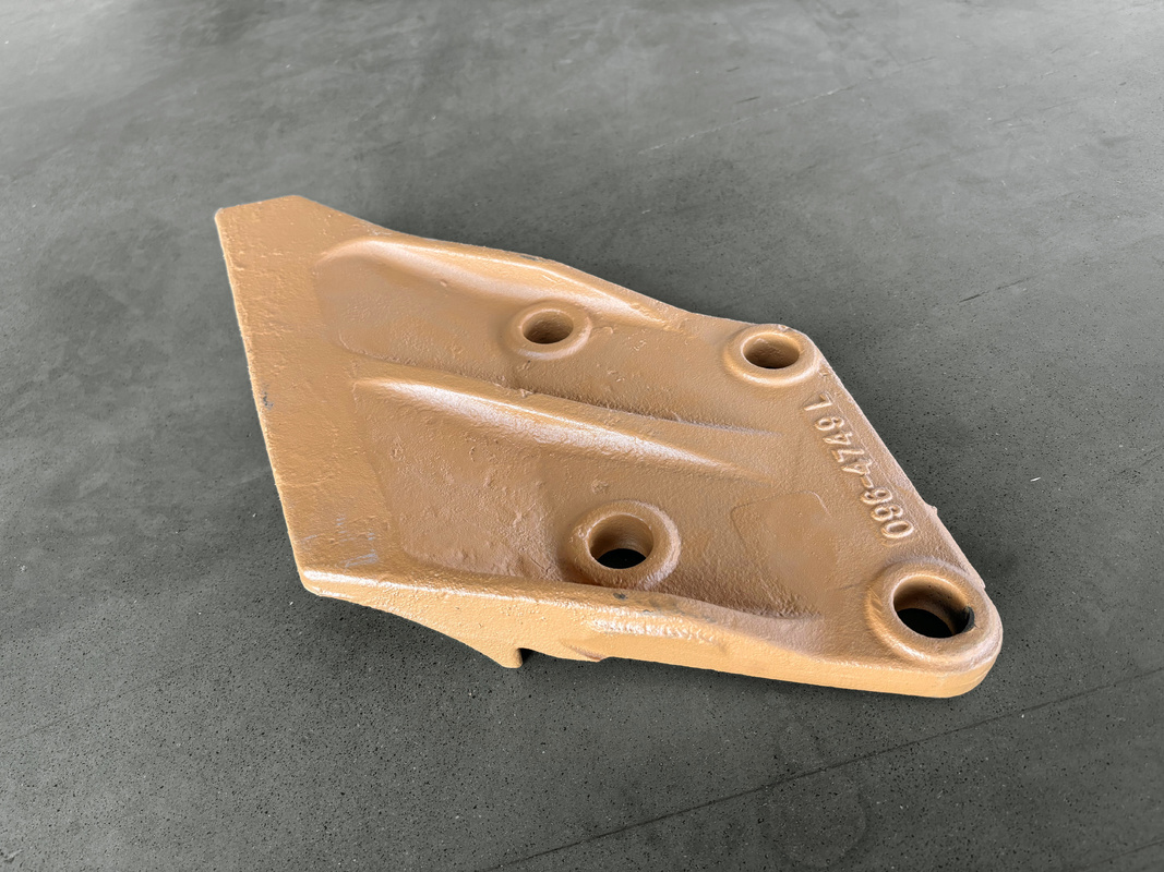 0964747 Cortador lateral 10.6KG del excavador de la LH para la pieza del desgaste del cubo 315