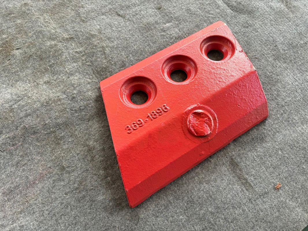 Partes de placas de desgaste para cubos