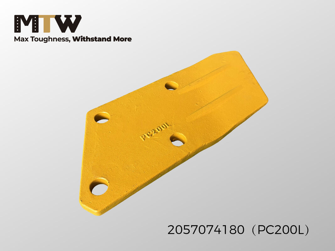205-70-74180L Cortador lateral para protector de cucharón izquierdo de excavadora PC200