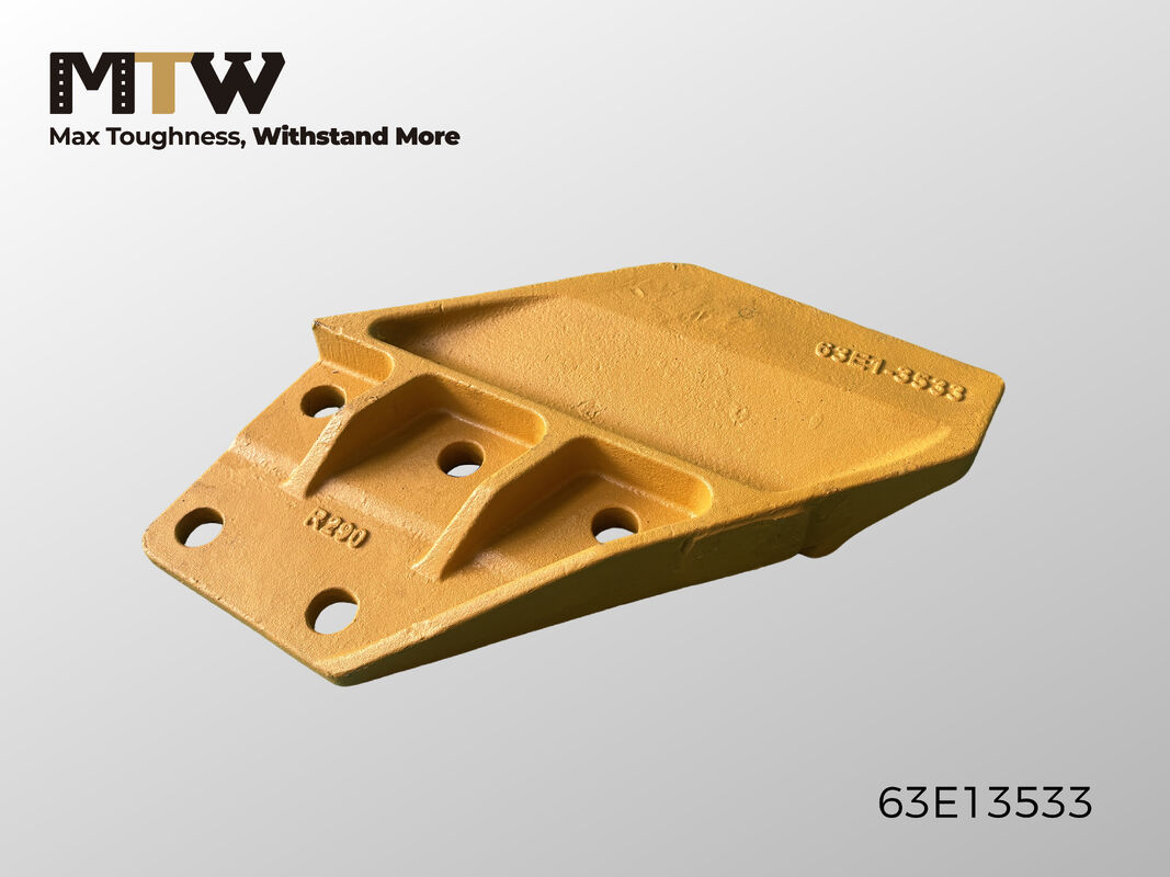 63E1-3533 Protección lateral atornillada del cubo del excavador de los agujeros 19.3KG del cortador lateral 5