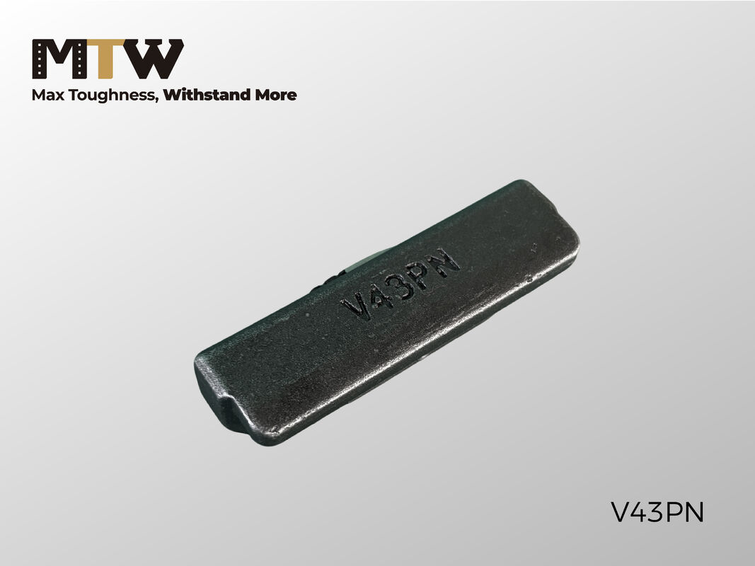 Pasador de diente V43PN Pasador de bloqueo de 19 × 107 mm 0,295 KG para dientes de cucharón serie V43