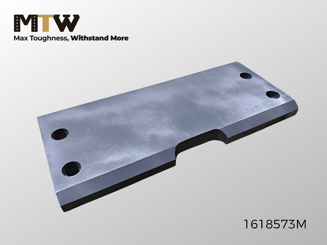 161-8573 Placa de protección contra el desgaste del cargador con perno en el talón DBF 35×254×565 4 agujeros