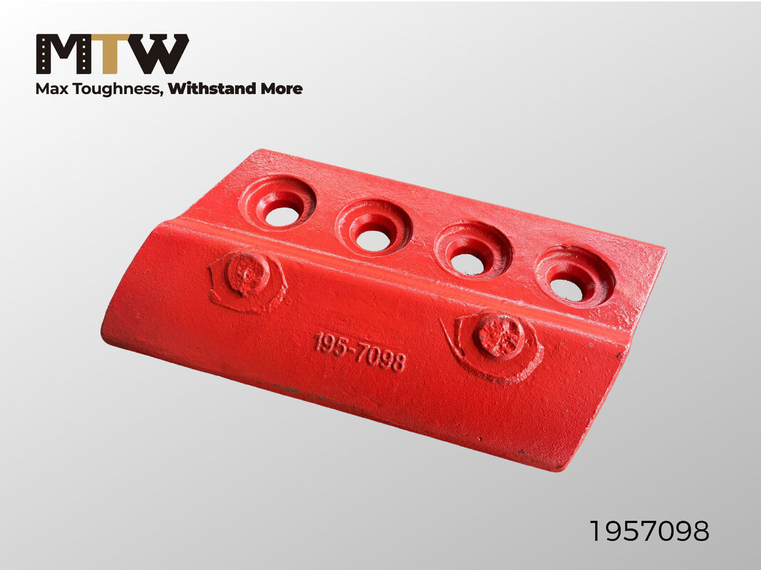 1957098 Placa de cubierta de 23,5 kg para protección del cucharón del cargador de ruedas 988F